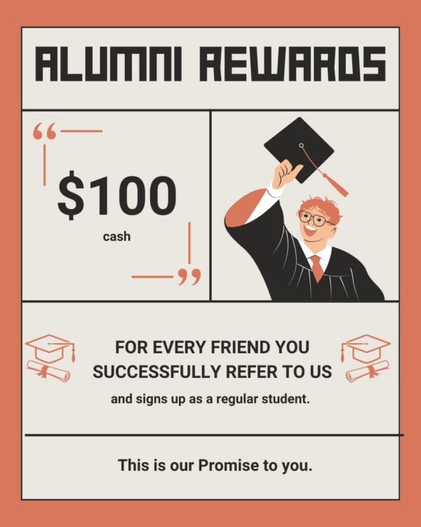 Our Promotions - Alumni referral