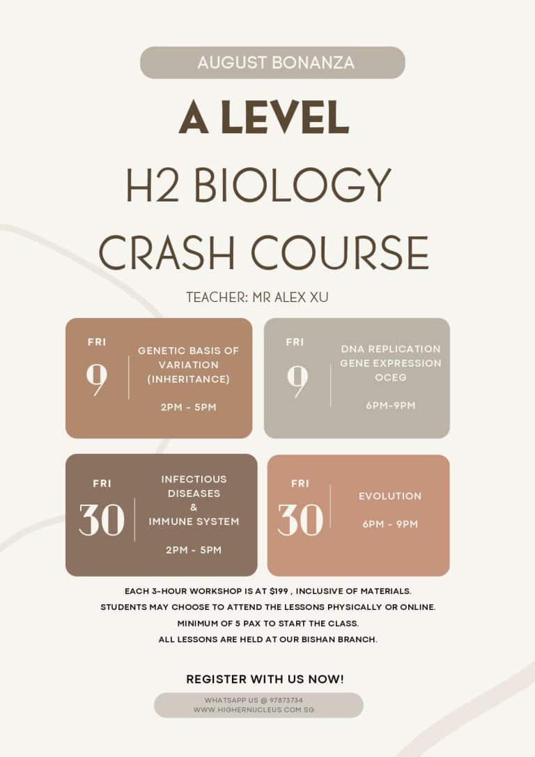 H2 Bio Crash Course