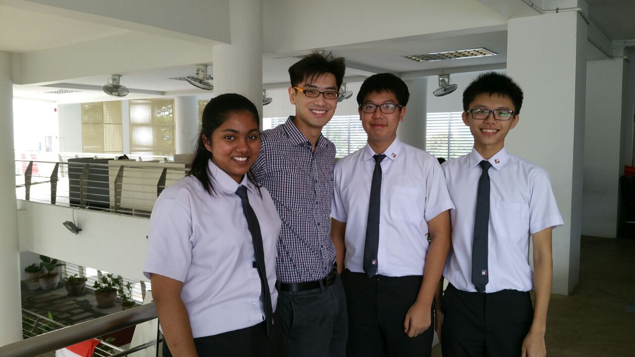 Mr Alex Xu and his students