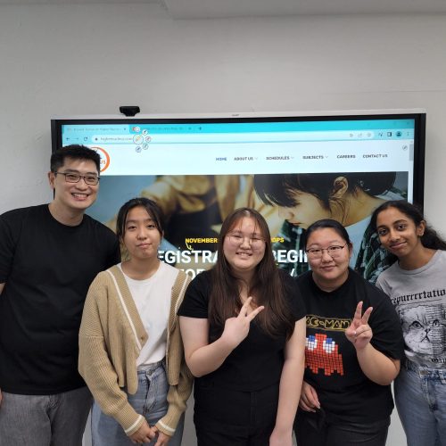 Mr Alex Xu and his students