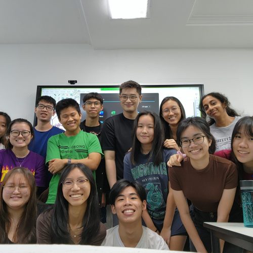 Mr Alex Xu and his students
