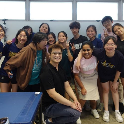 Mr Alex Xu and his students