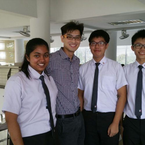 Mr Alex Xu and his students