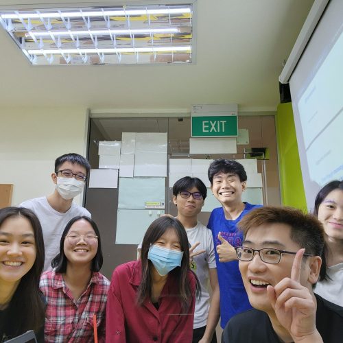 Mr Alex Xu and his students
