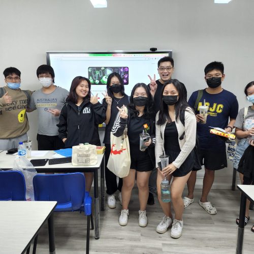 Mr Alex Xu and his students